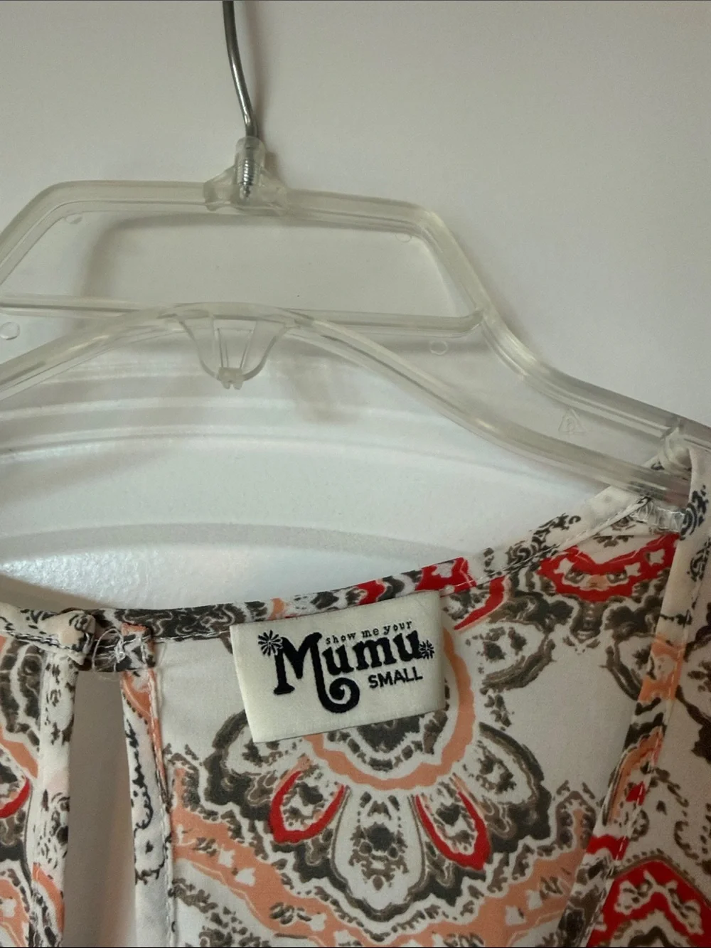 Show Me Your Mumu Rainey La Quinta Blouson Elastic Waist Mini Dress Size S